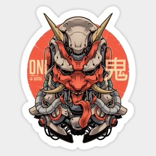 Oni Mecha Sticker